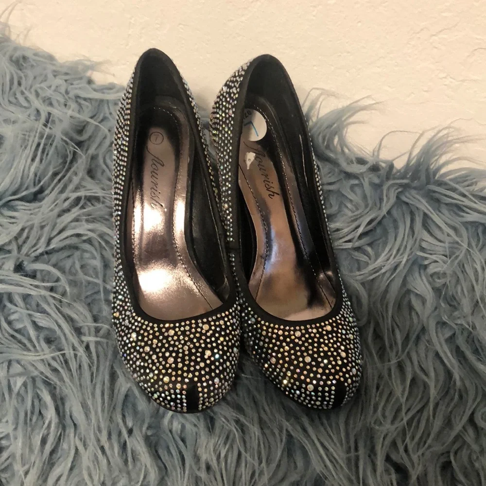 Rhinestone Heels - Picture 1 of 4